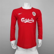 Liverpool 98/00 Home Red Long Sleeve Soccer Jersey